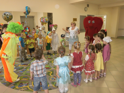 Праздник в новом детском диагностическом центре г. Мытищи